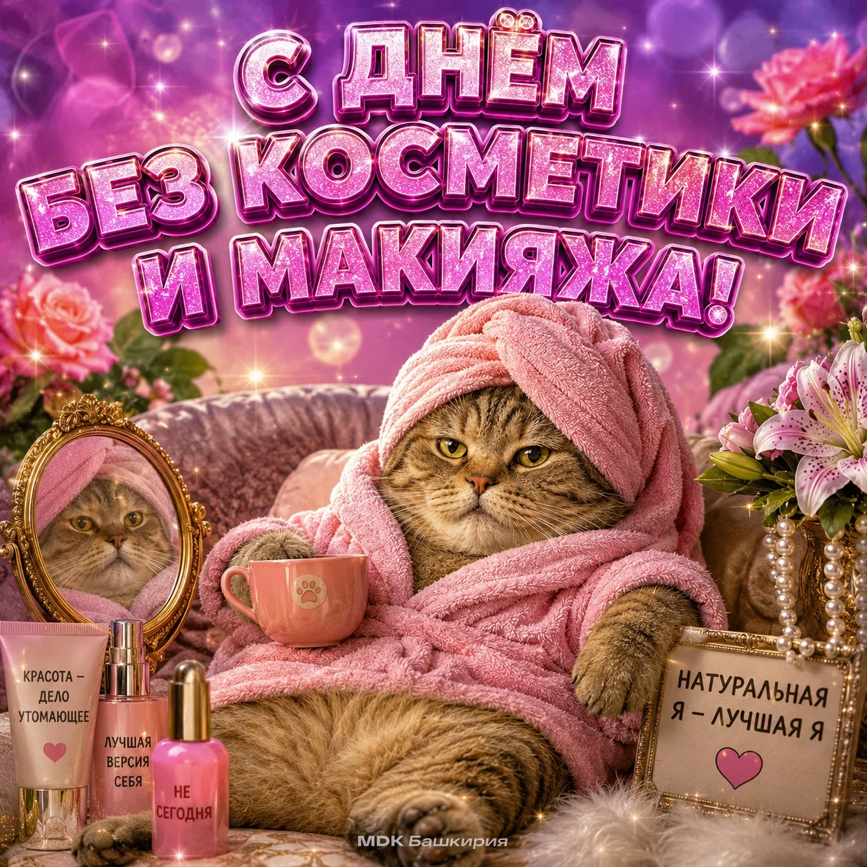 Сегодня День без косметики и макияжа 💄