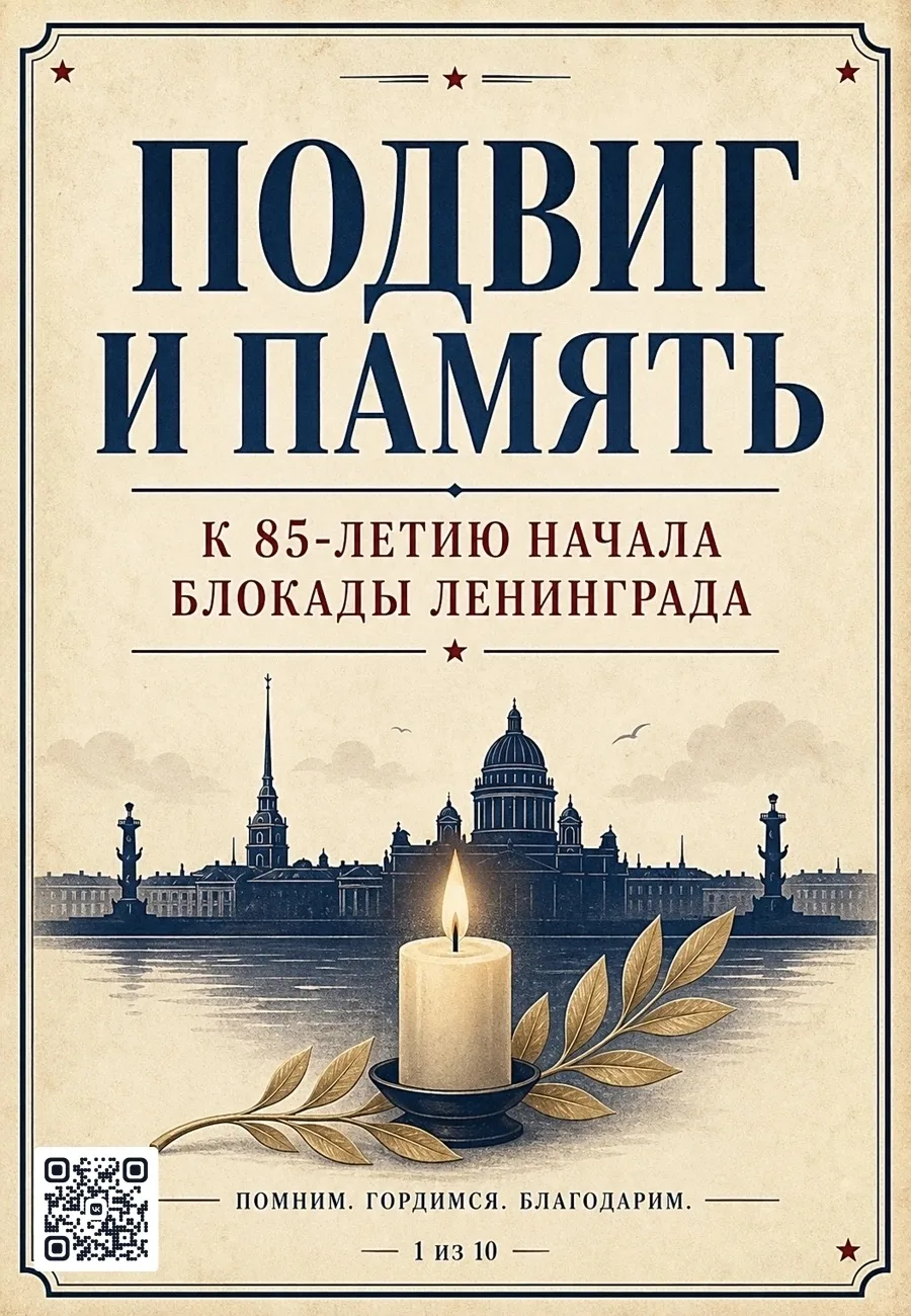 Подвиг и память. К 85-летию начала блокады Ленинграда.