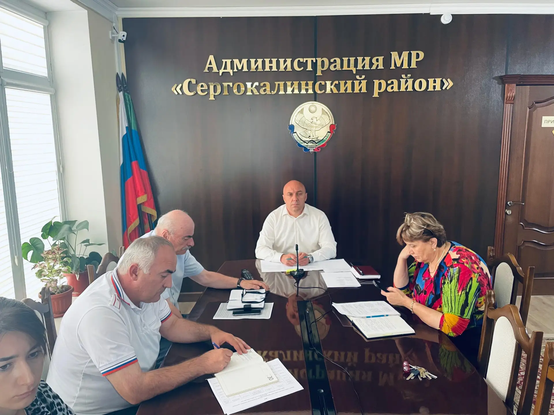 Глава Сергокалинского района принял участие в заседании Правительственной комиссии Республики Дагест