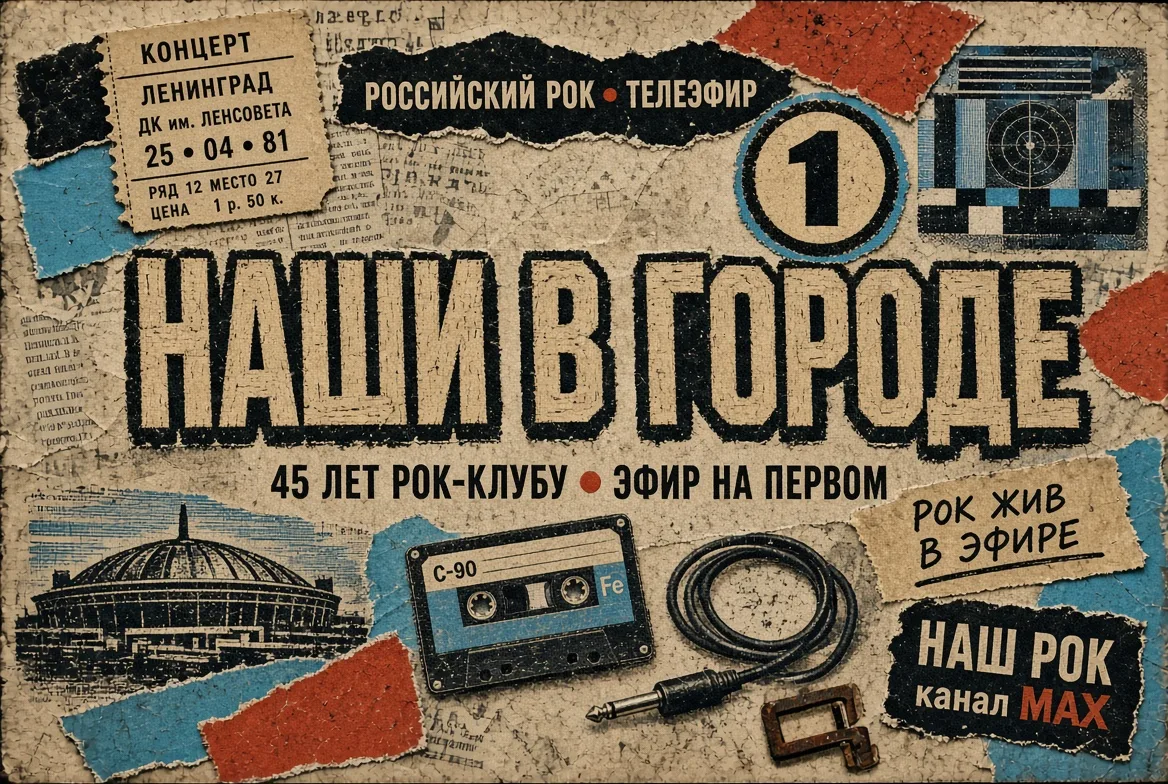 12 сентября Первый канал покажет «НАШИ в Городе» к 45-летию Ленинградского рок-клуба