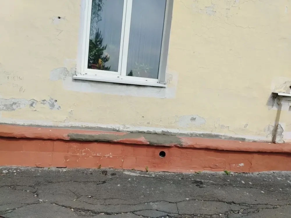 Ежегодный поддерживающий ремонт цоколя по адресу ул.Матросова, д.117