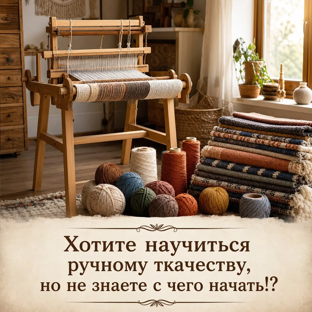 Хотите научиться ручному ткачеству, но не знаете с чего начать? 🤔