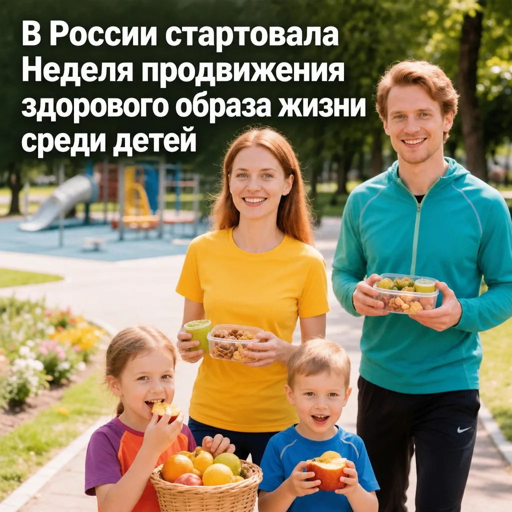 В России стартовала Неделя продвижения здорового образа жизни среди детей