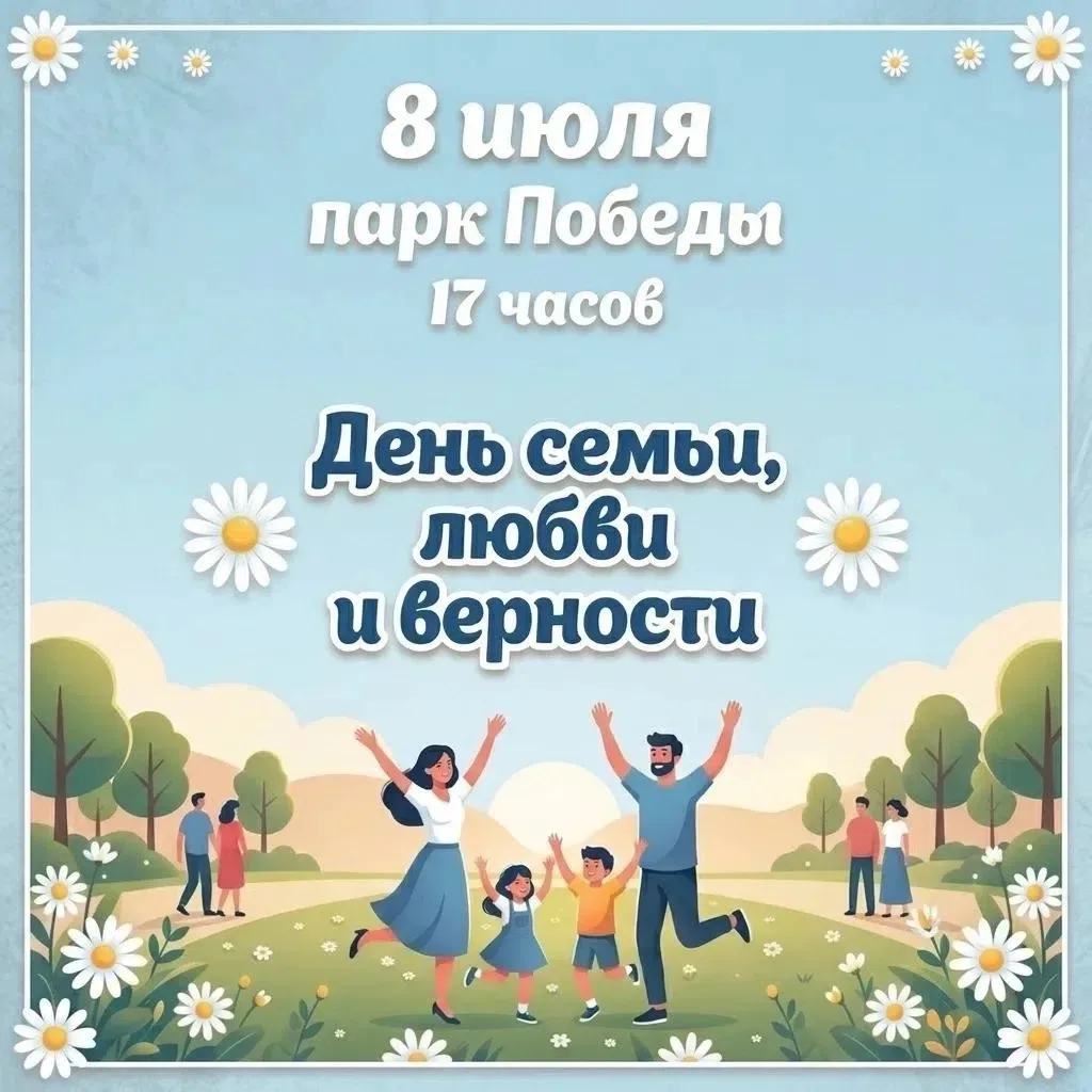 🌸 В России 8 июля отметят День семьи, любви и верности 

В 2022 году по решению Президента Российск