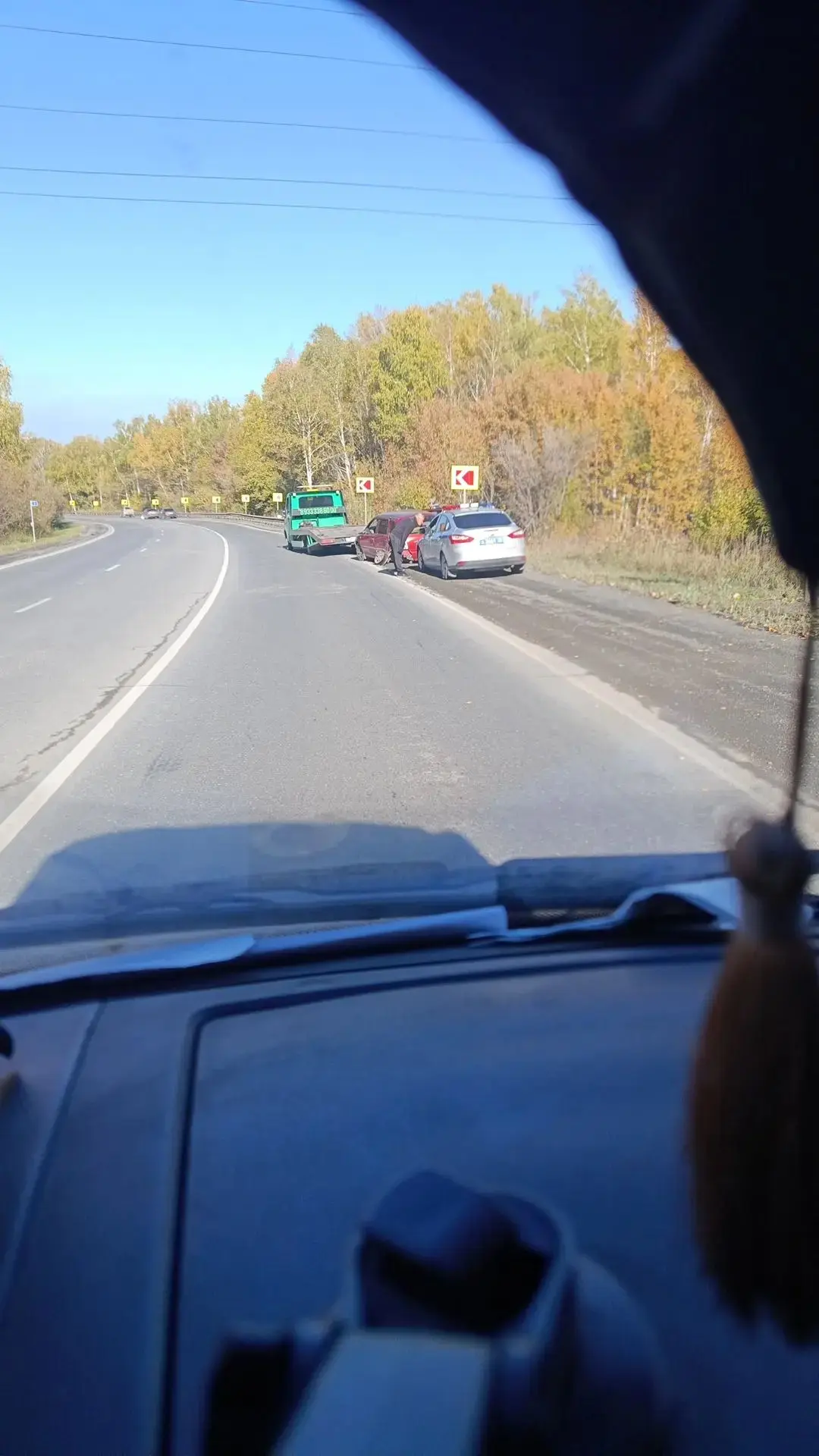 ДТП на Назаровской горе. Подробности выясняем.