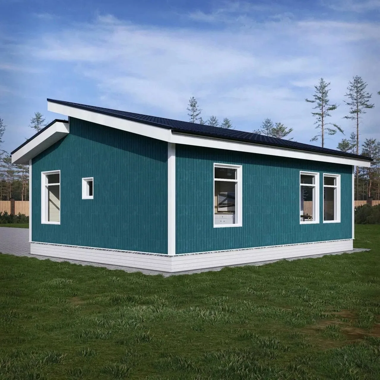 Планировка каркасного загородного дома 🏠