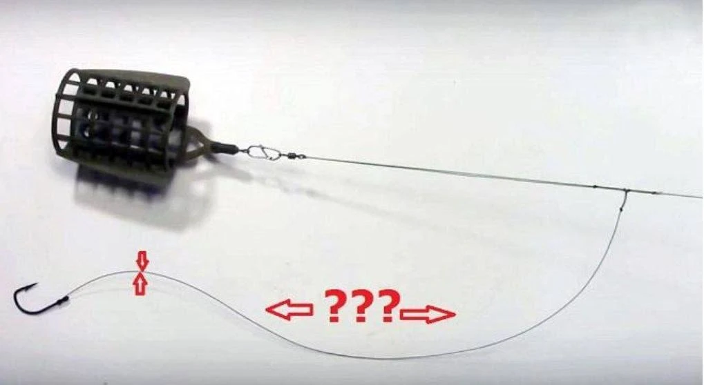 На что влияет длина поводка при фидерной ловле ❓🧵🎣