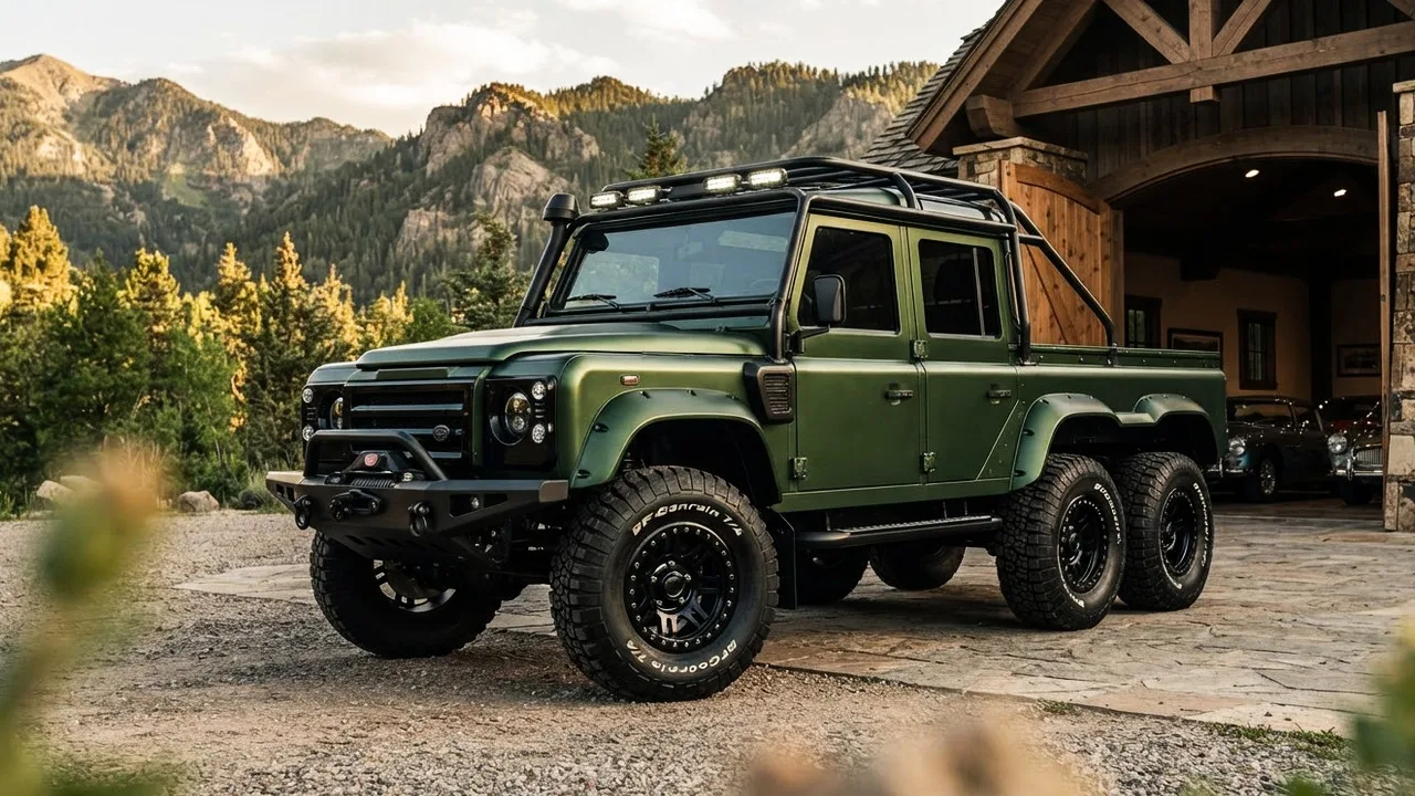 Land Rover Defender 6x6 с 700-сильным V8 выставили на продажу в США за $300 тыс.