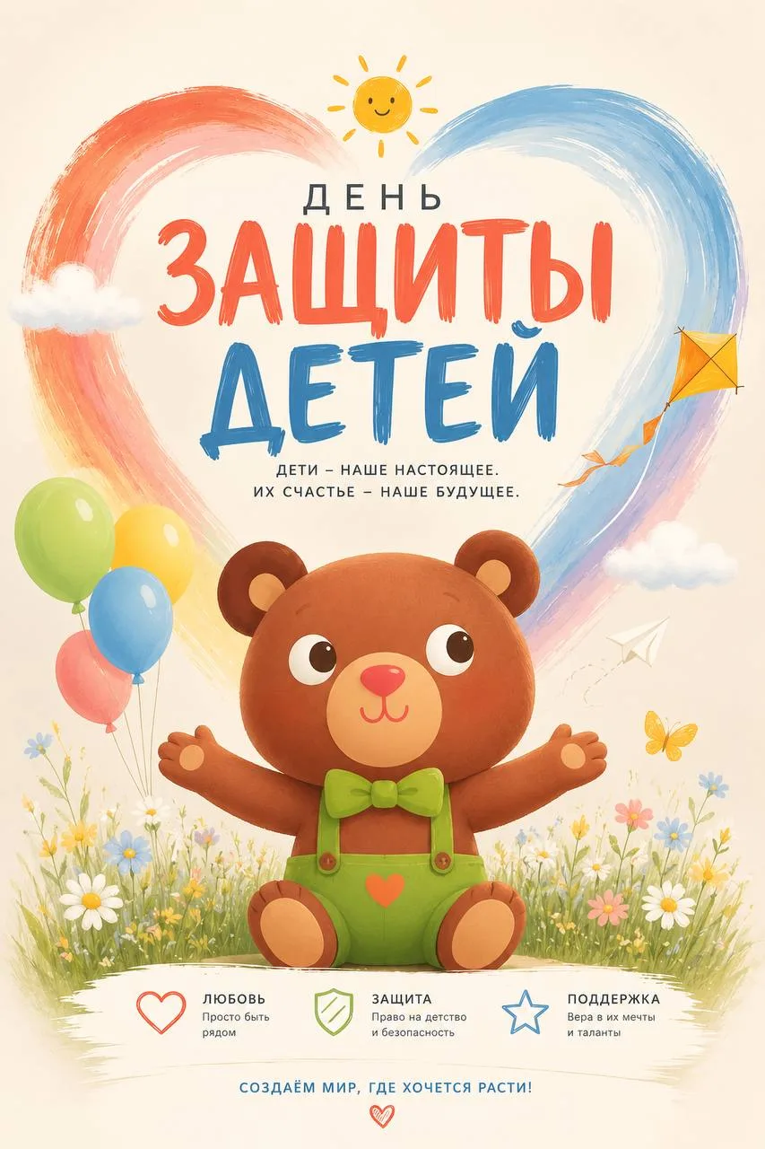 С Днём защиты детей! 🌈