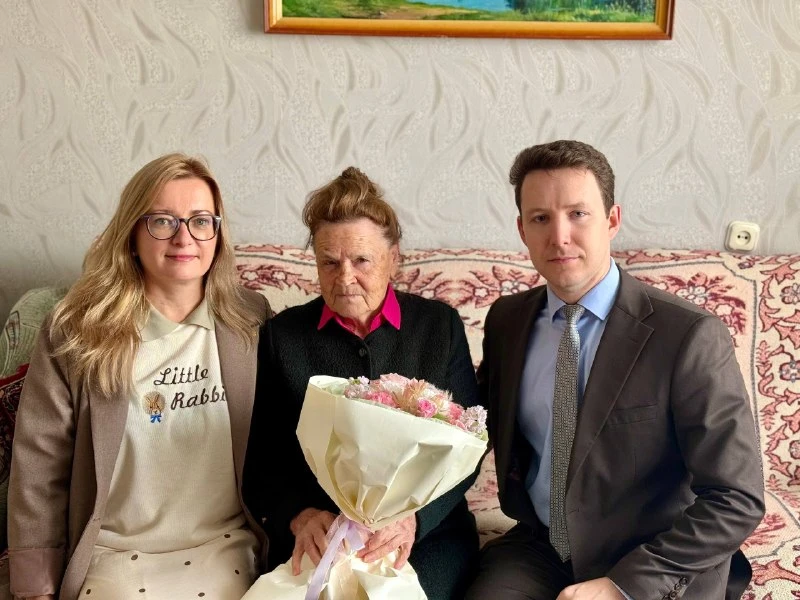💐 Представители Генерального консульства России в Гродно и Русского дома в Гродно наве...