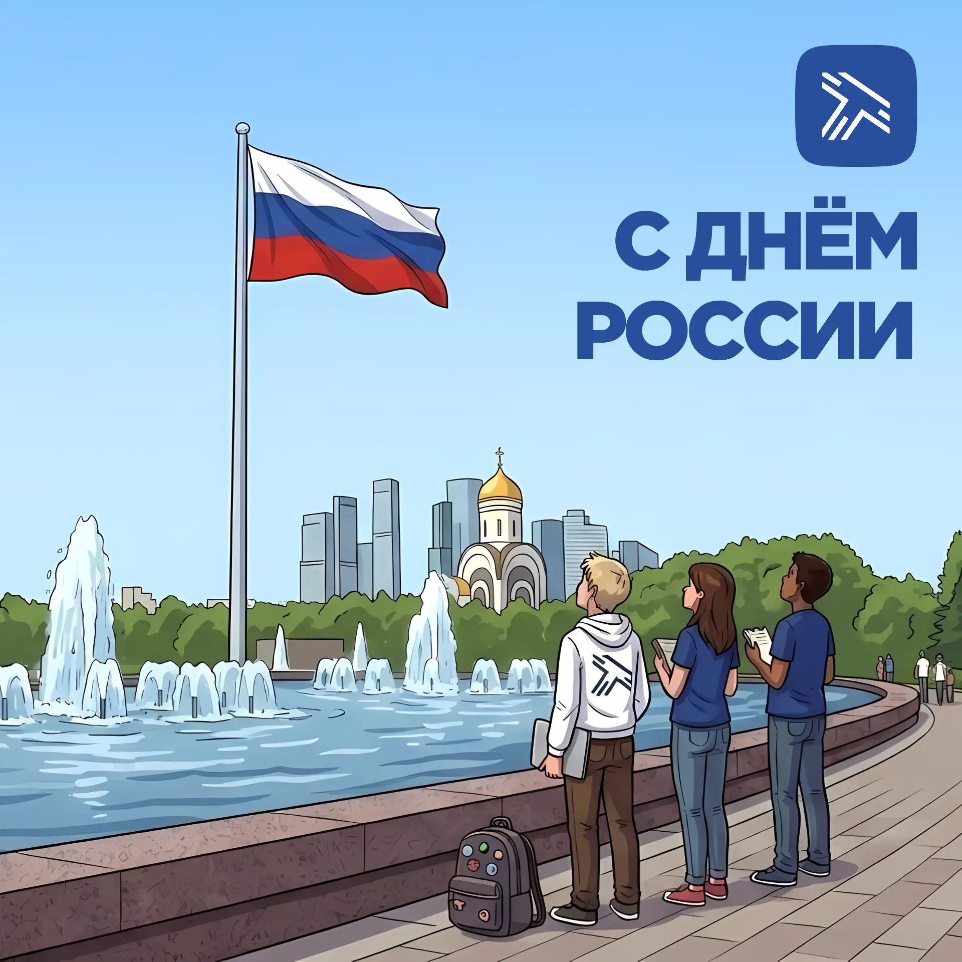 День России символизирует единство нашего многонационального народа, гордость за великую историю, ку