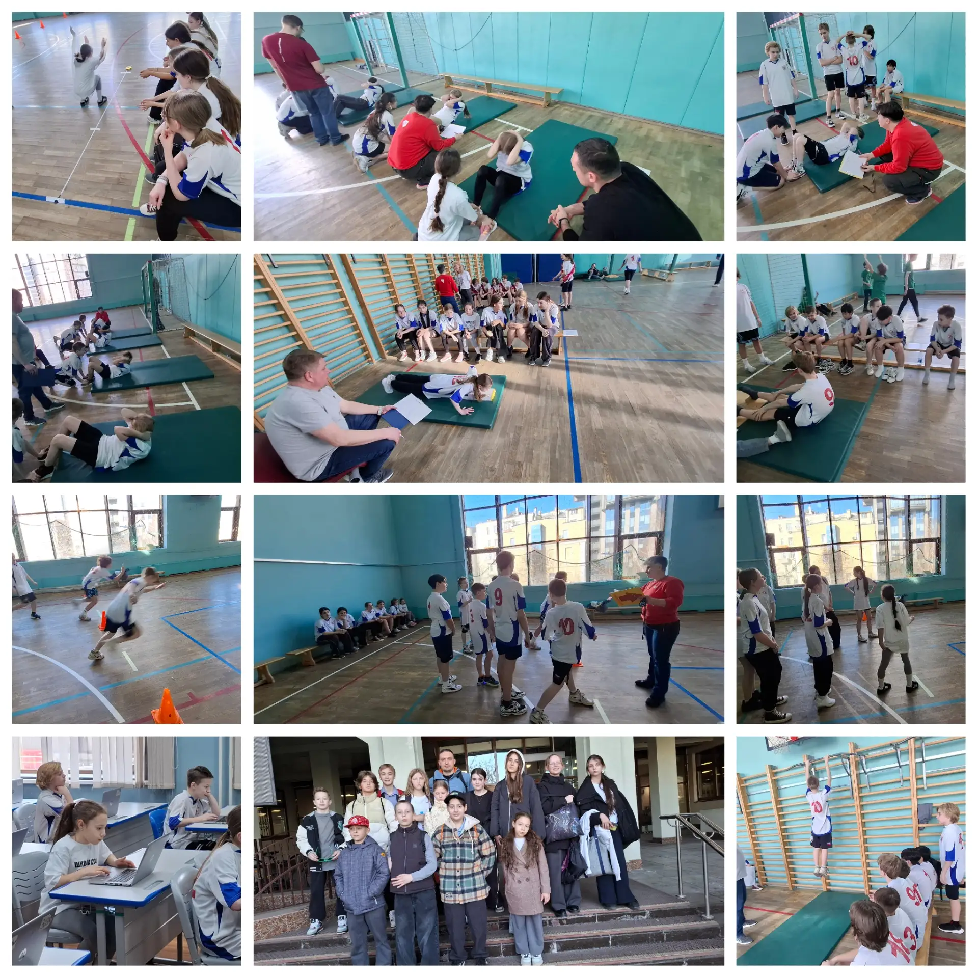 🏆 Президентские соревнования: вперёд к победам! 💪  25 марта в спортивном зале Школы 1253 прошел муни