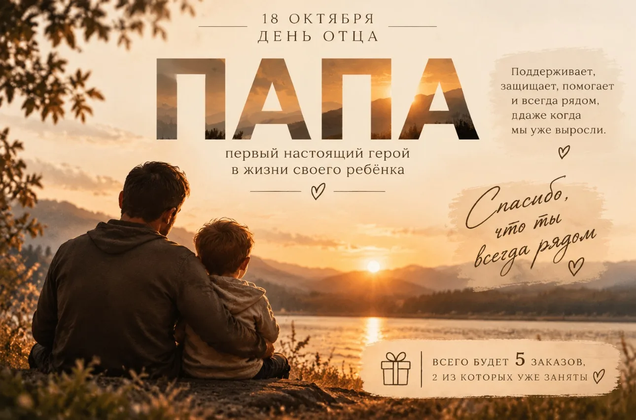 18 октября — День отца 🤎