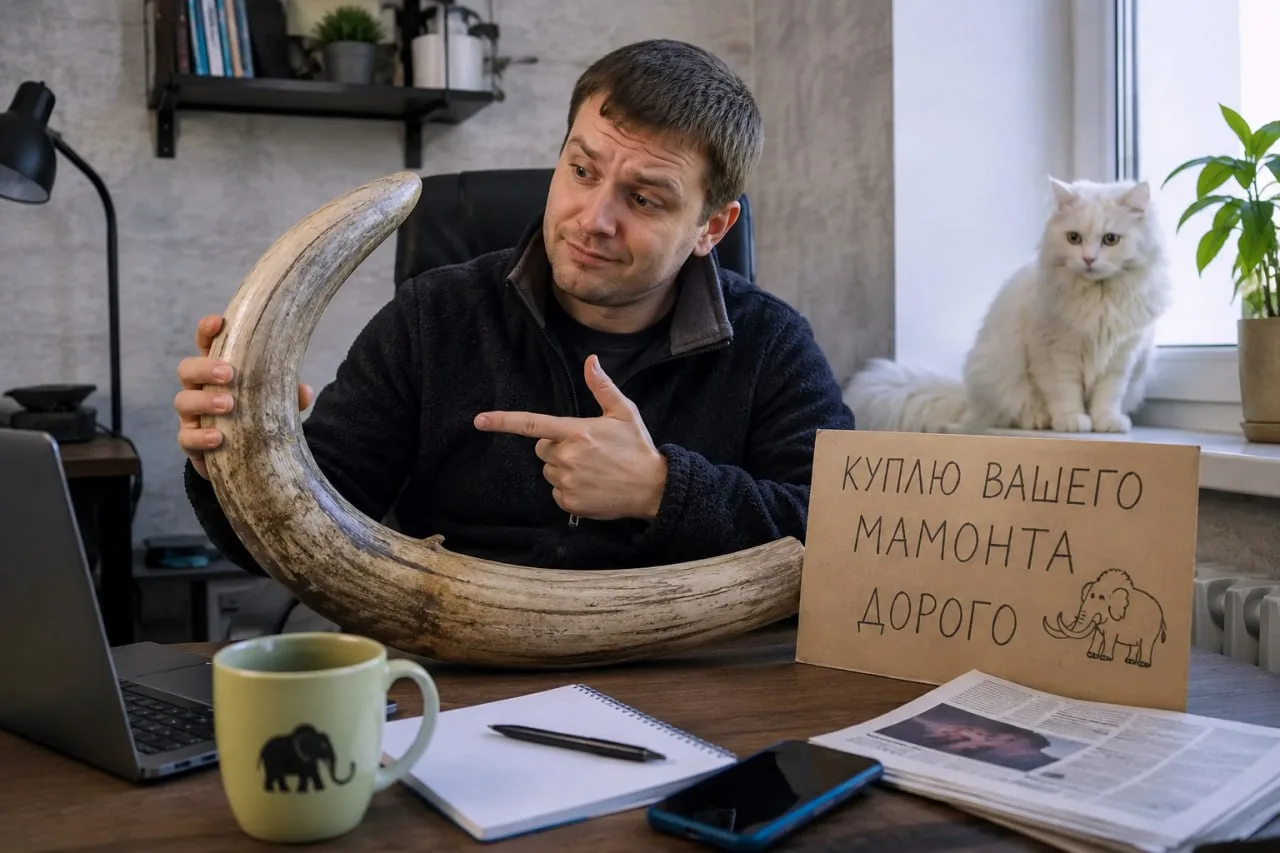 🦣 Житель Салехарда продаёт бивень мамонта