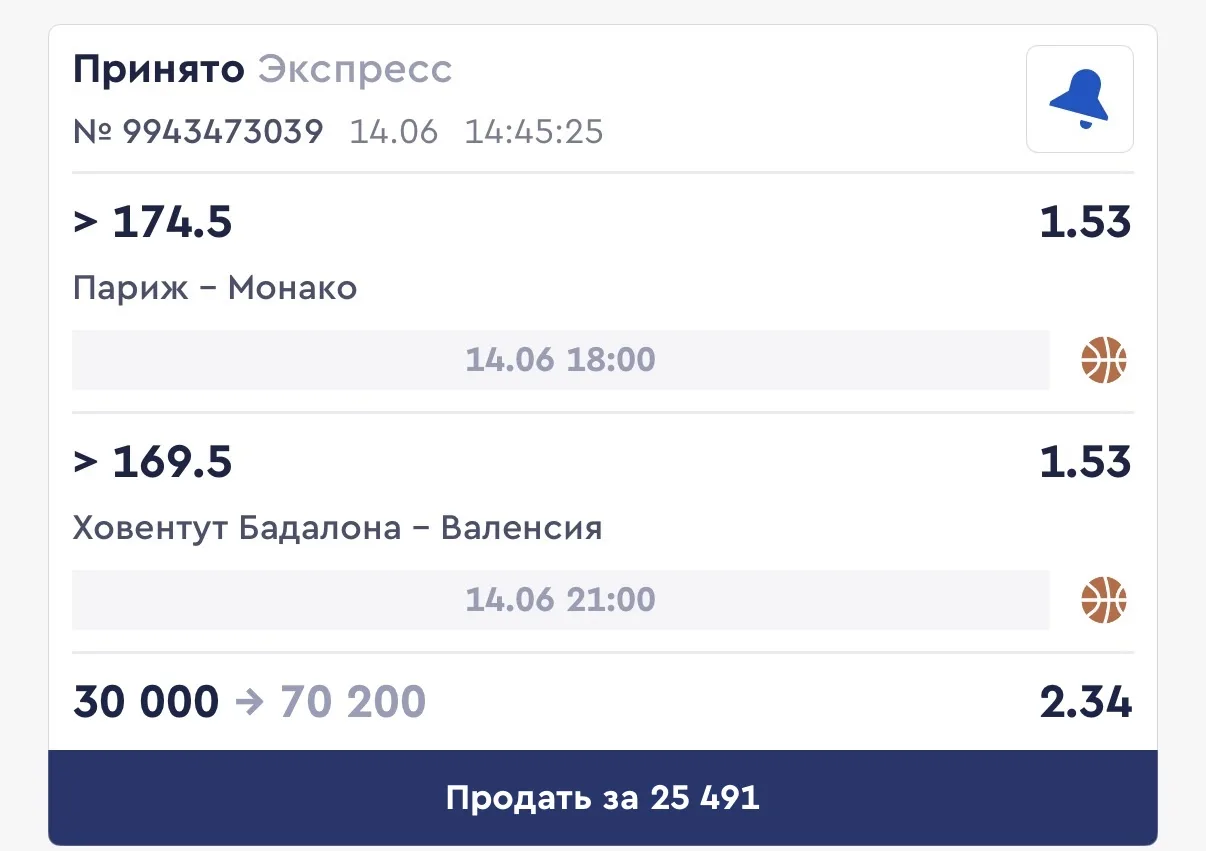Давайте продолжим в баскете!