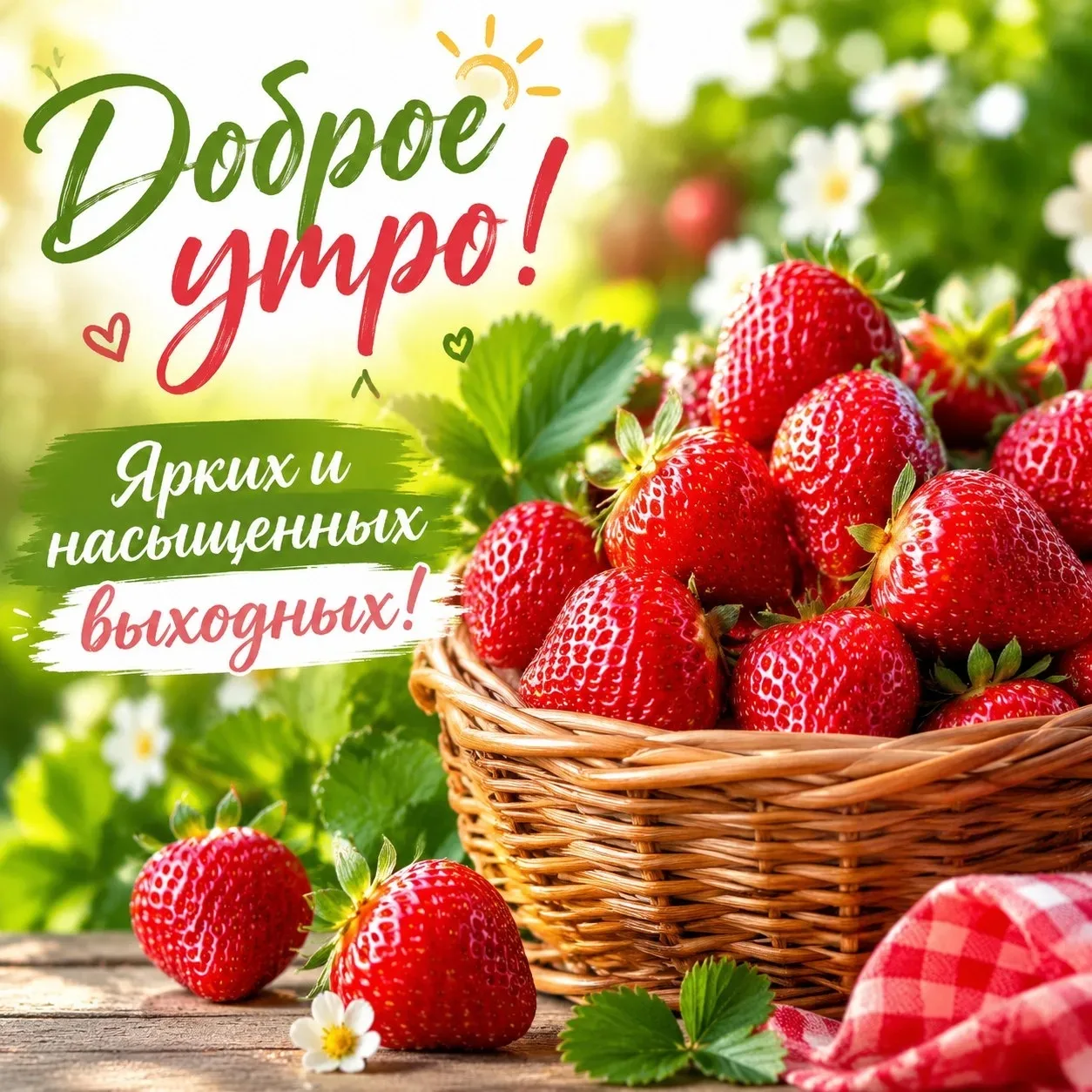 ☀️ Доброе утро, суббота! 🌿