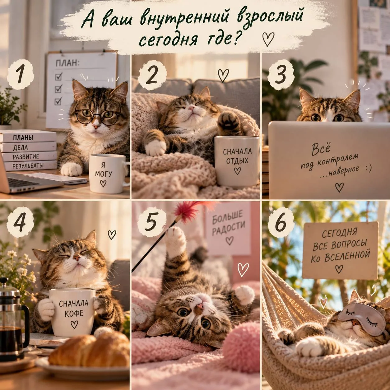 А ваш внутренний взрослый сегодня где? 😄