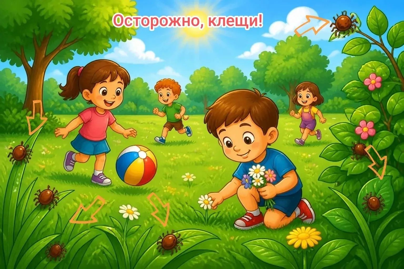 Уважаемые родители! Лето — замечательное время для игр и прогулок, но не забывайте о ск...