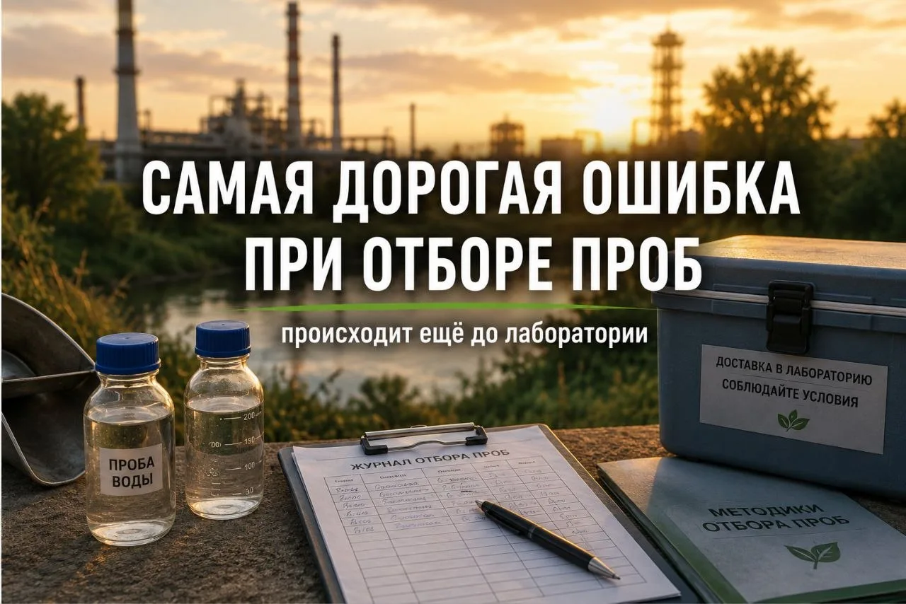 🧪 Самая дорогая ошибка при отборе проб происходит ещё до лаборатории