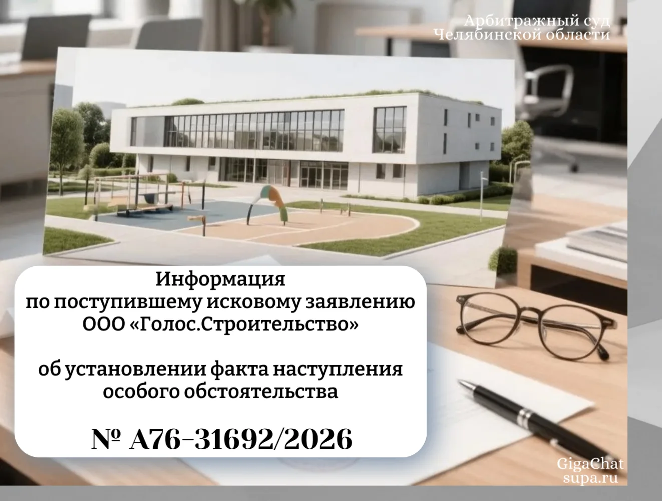 ⚖️   Информация по делу № А76-31692/2026