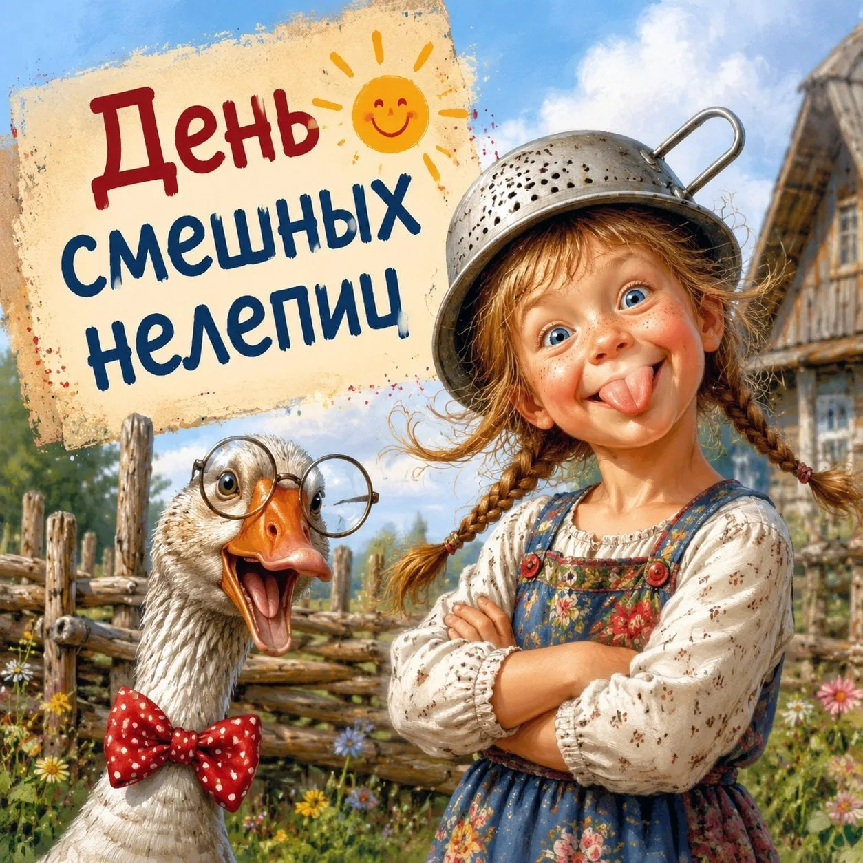 😜✨ 14 мая — День смешных нелепиц  Сегодня один из самых весёлых и необычных праздников 😊 В этот день