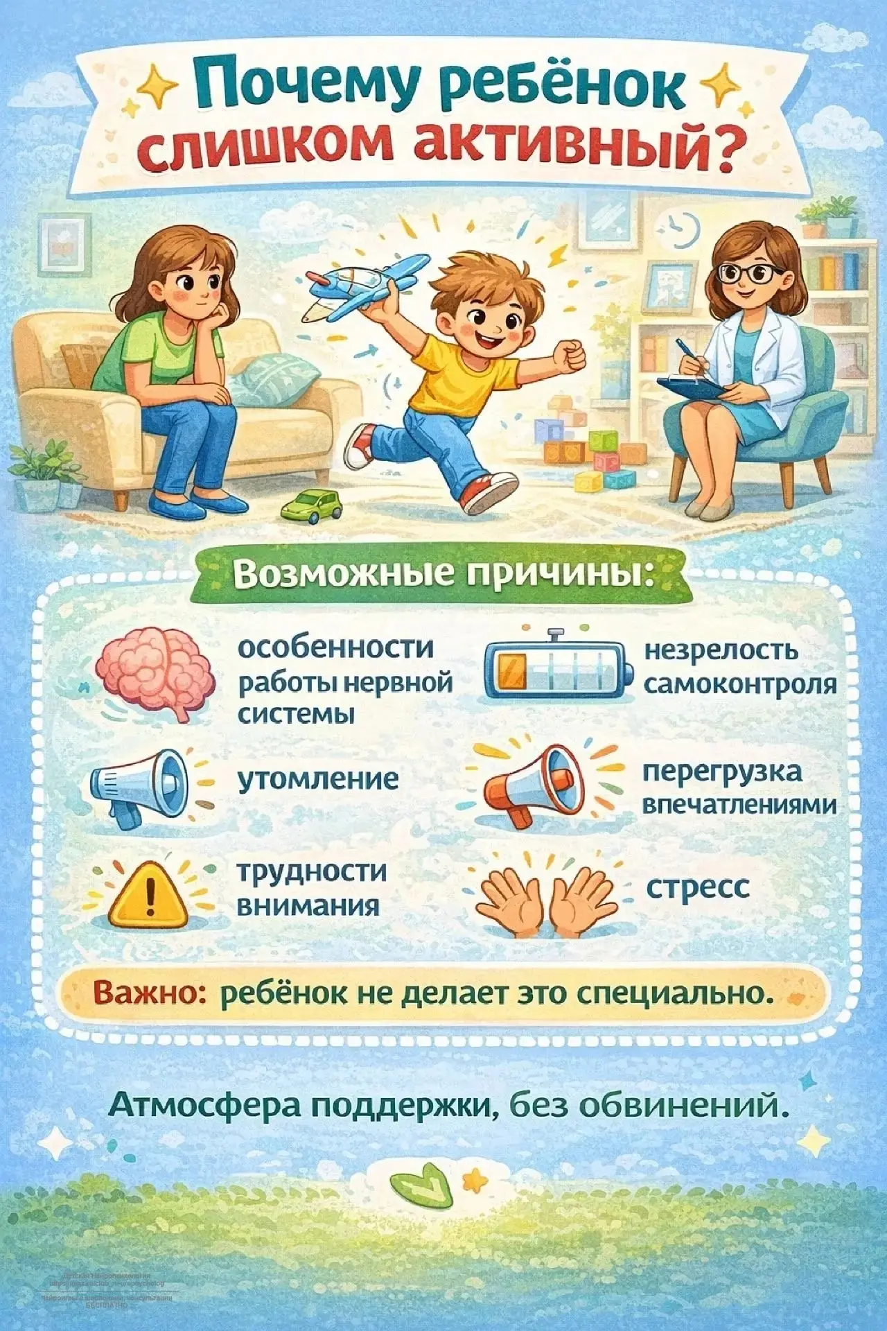 Гиперактивность❗️❗️❗️