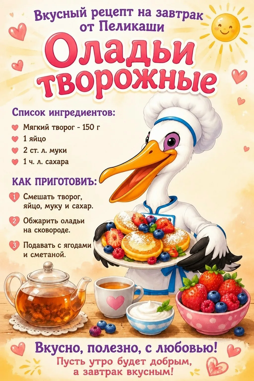 Утро — это маленькая жизнь, и оно должно быть вкусным! ✨🥞