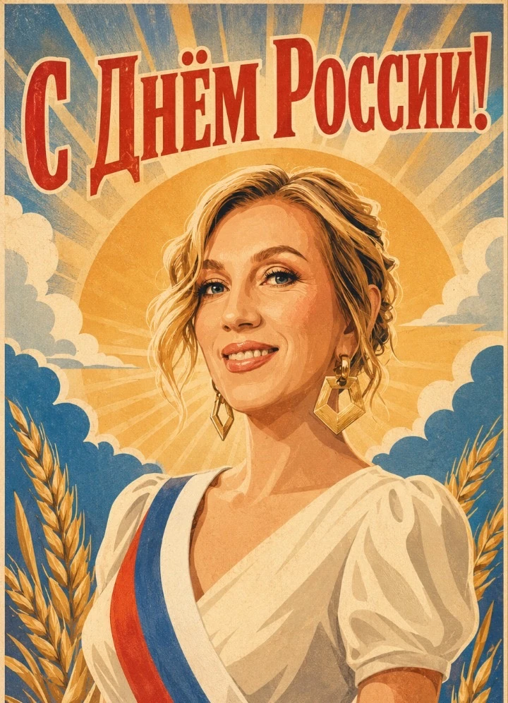 Сделала за 2 минуты с помощью ИИ! 🌾🇷🇺

Готовые промпты для таких открыток оставили в наших канала