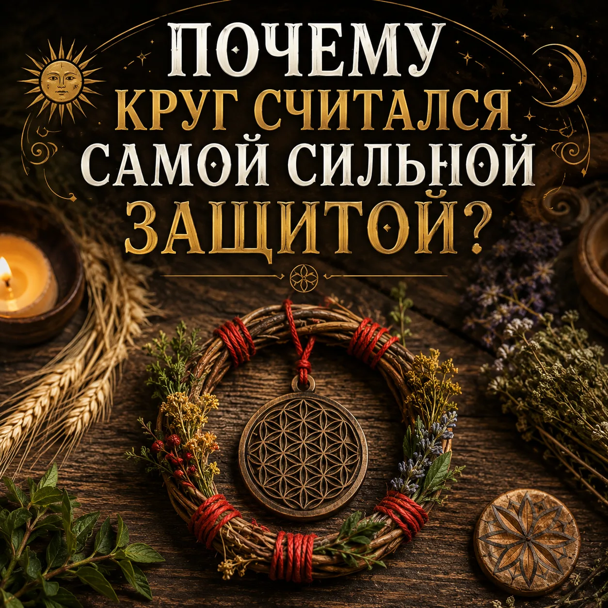 🌕 Почему круг считался самой сильной защитой?

Обратите внимание.

Практически все древние символы 