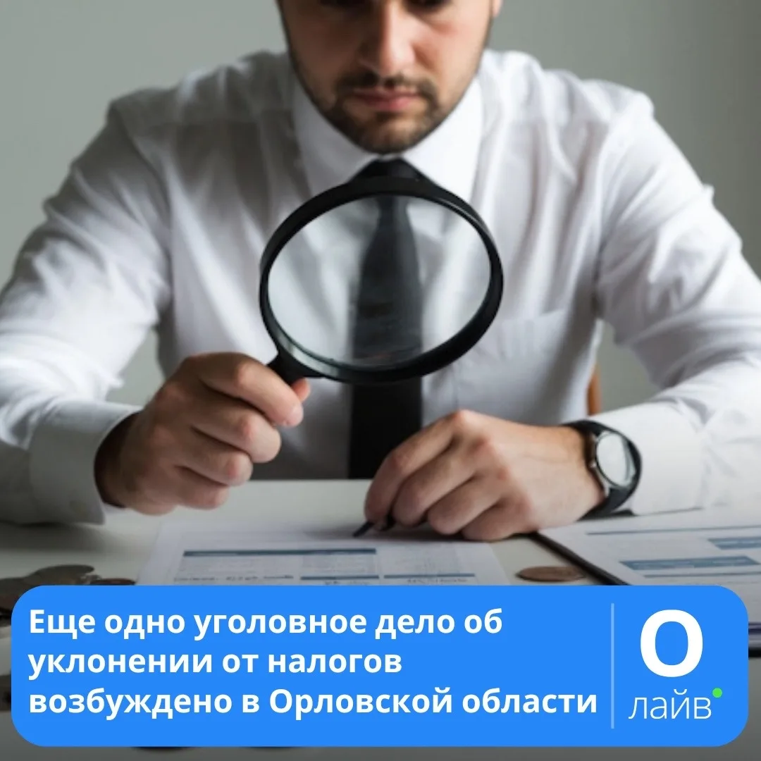 ❗️Еще одно уголовное дело об уклонении от налогов возбуждено в Орловской области

Сегодня Управление