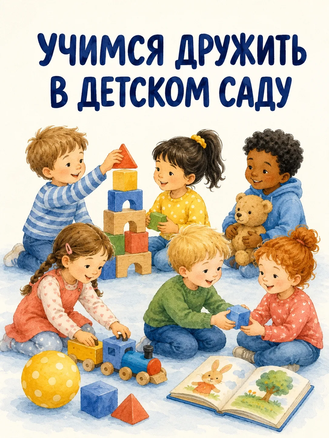 ✨Учимся дружить в детском саду!🤝✨