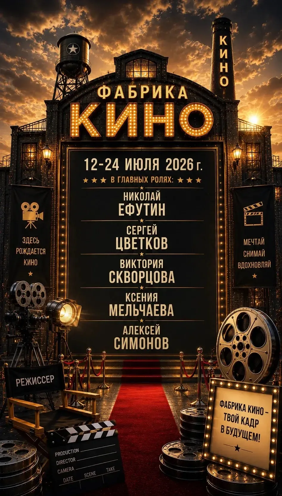 🎬 ФАБРИКА КИНО В «МАЯКЕ» — ЛЕТО, КОТОРОЕ ИЗМЕНИТ ТВОЮ ЖИЗНЬ!

 🌊 Для всех, кому близка культура гл