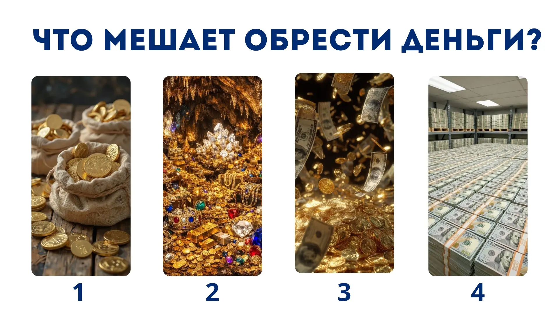 💰 ТЕСТ: ЧТО МЕШАЕТ ВАМ ПРИВЛЕЧЬ ДЕНЬГИ? РАССКАЖУТ САМИ ДЕНЬГИ! 

«У меня нет денег» 
— это не причи