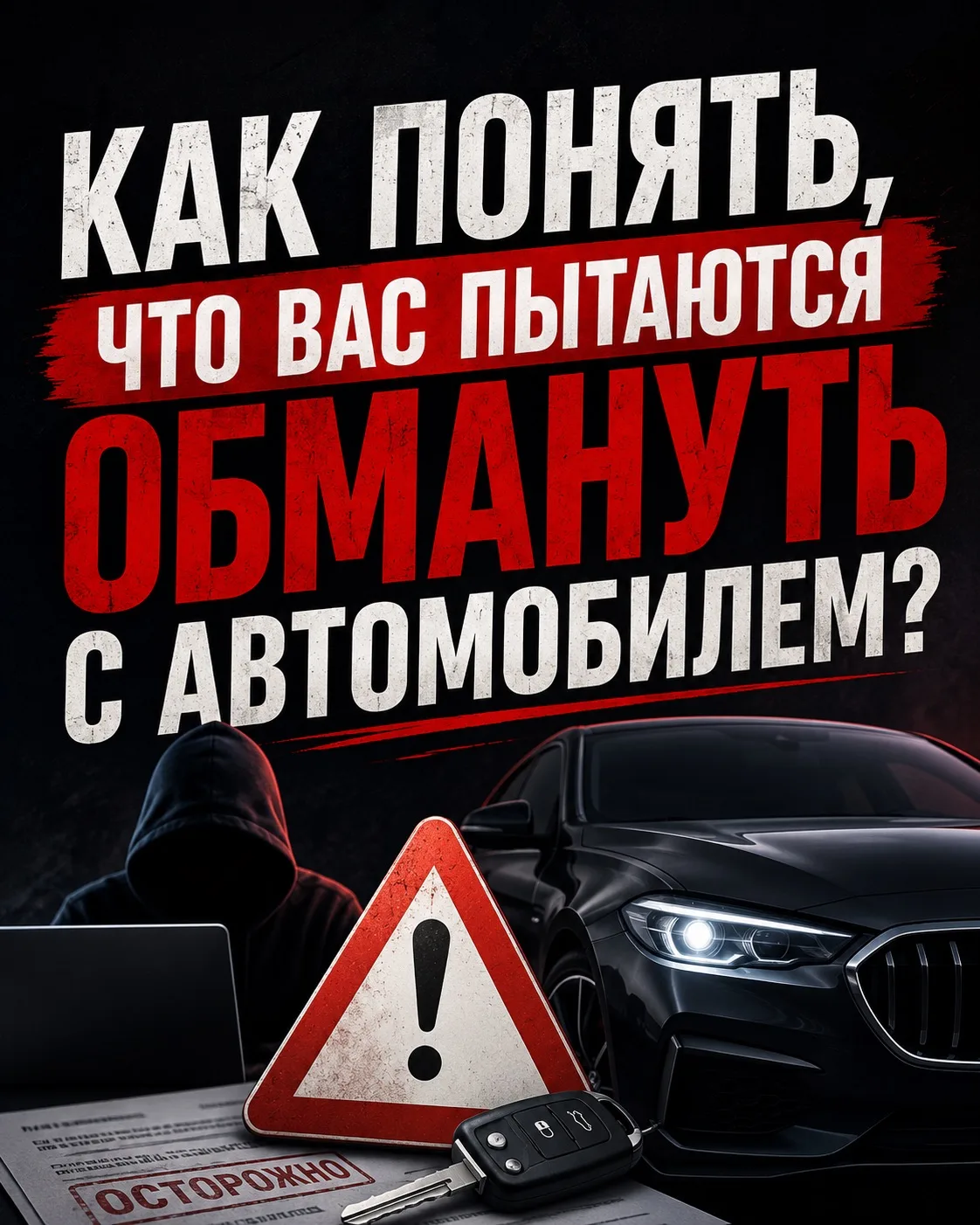 Как понять, что вас пытаются обмануть с автомобилем?

Большинство людей думают, что обман при покупк
