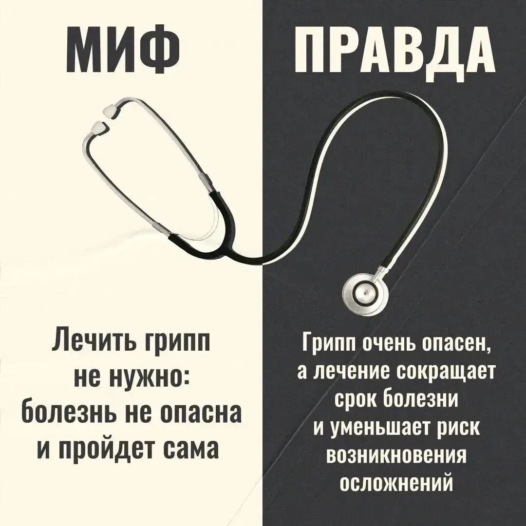 🦠 Грипп: Разоблачаем популярные заблуждения