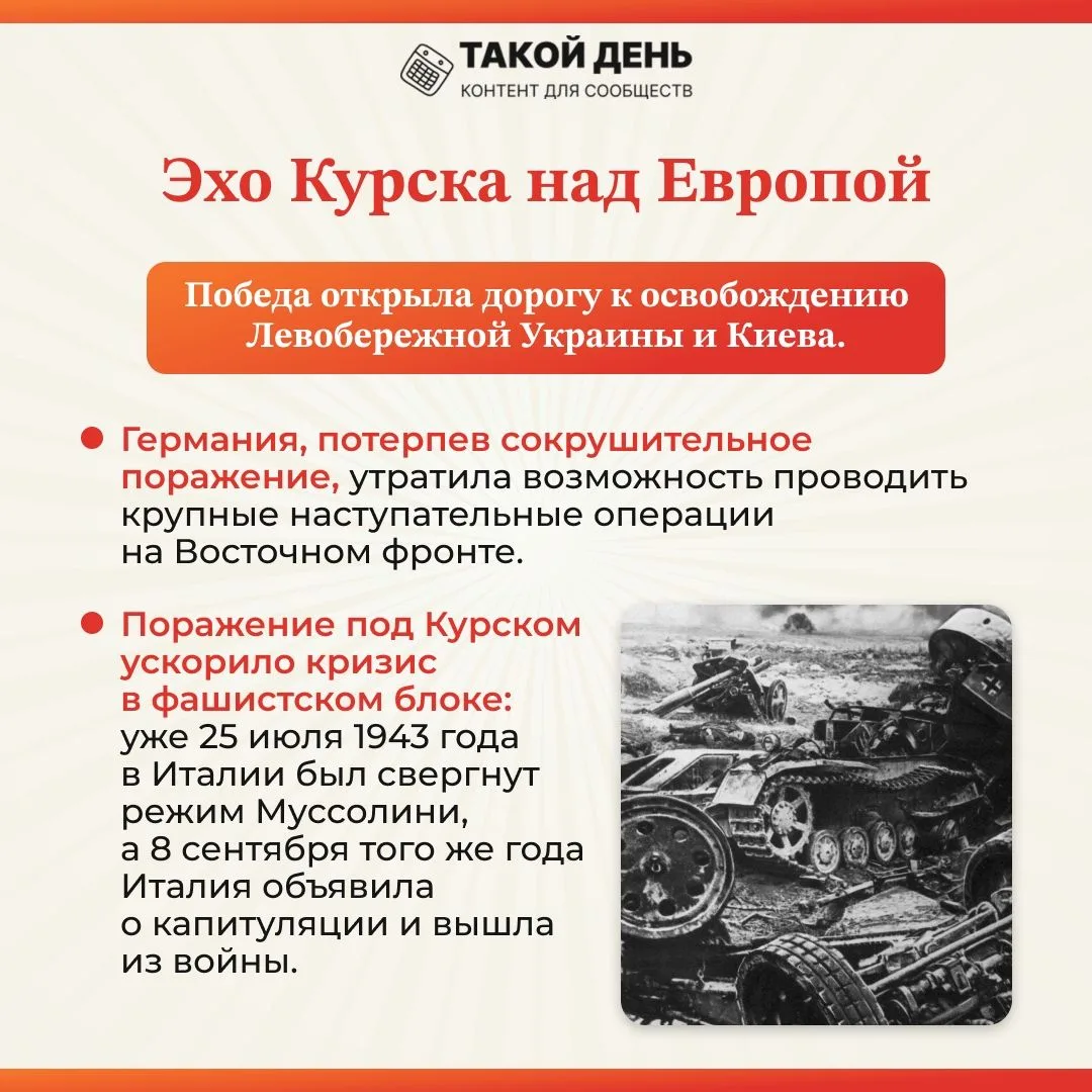 23 августа — День воинской славы России — День разгрома советскими войсками немецко-фаш...