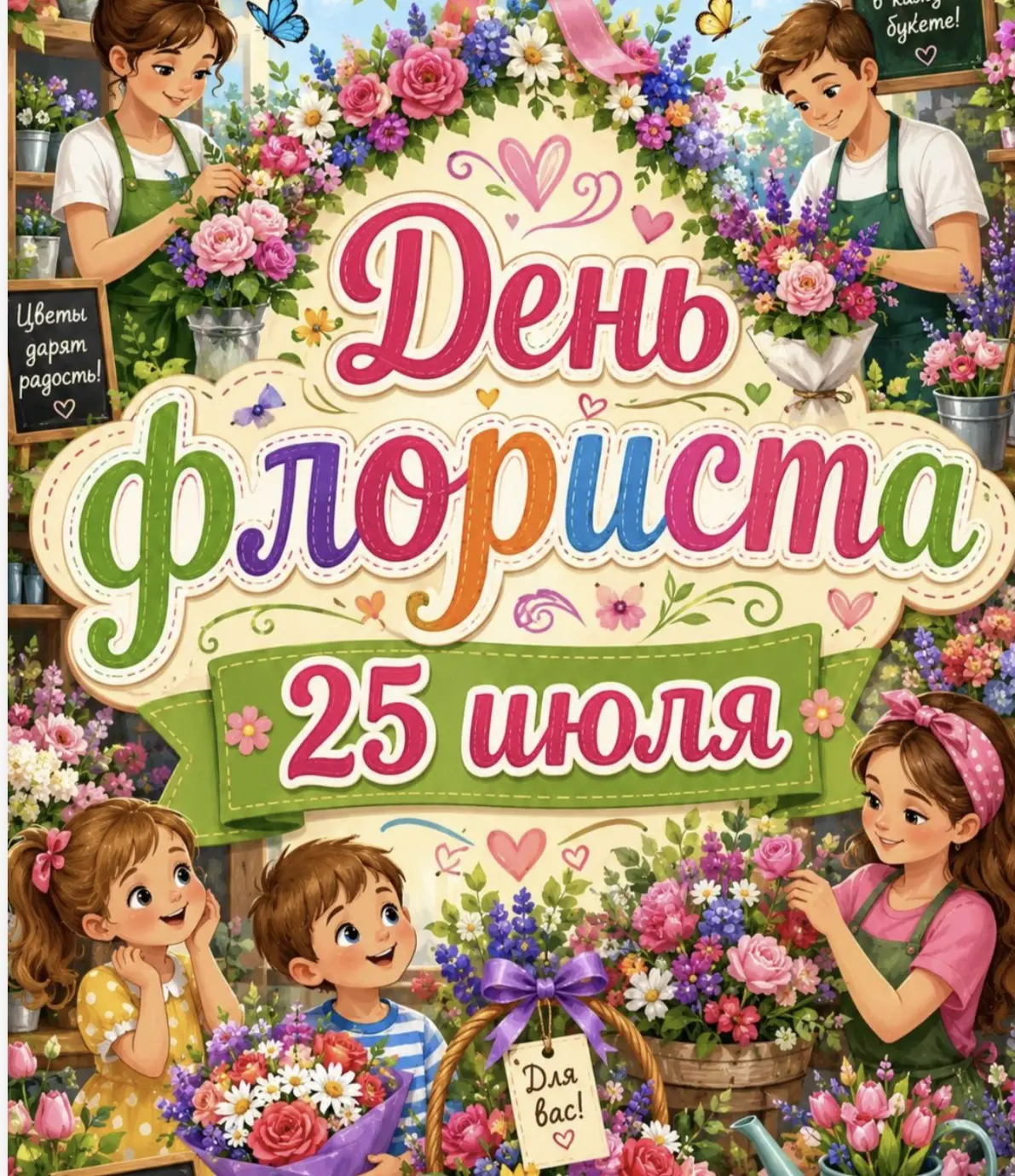 💐 Ко Дню флориста воспитанники центра «Луч»  создали яркий и оригинальный букет из пластилина. 
🙋‍
