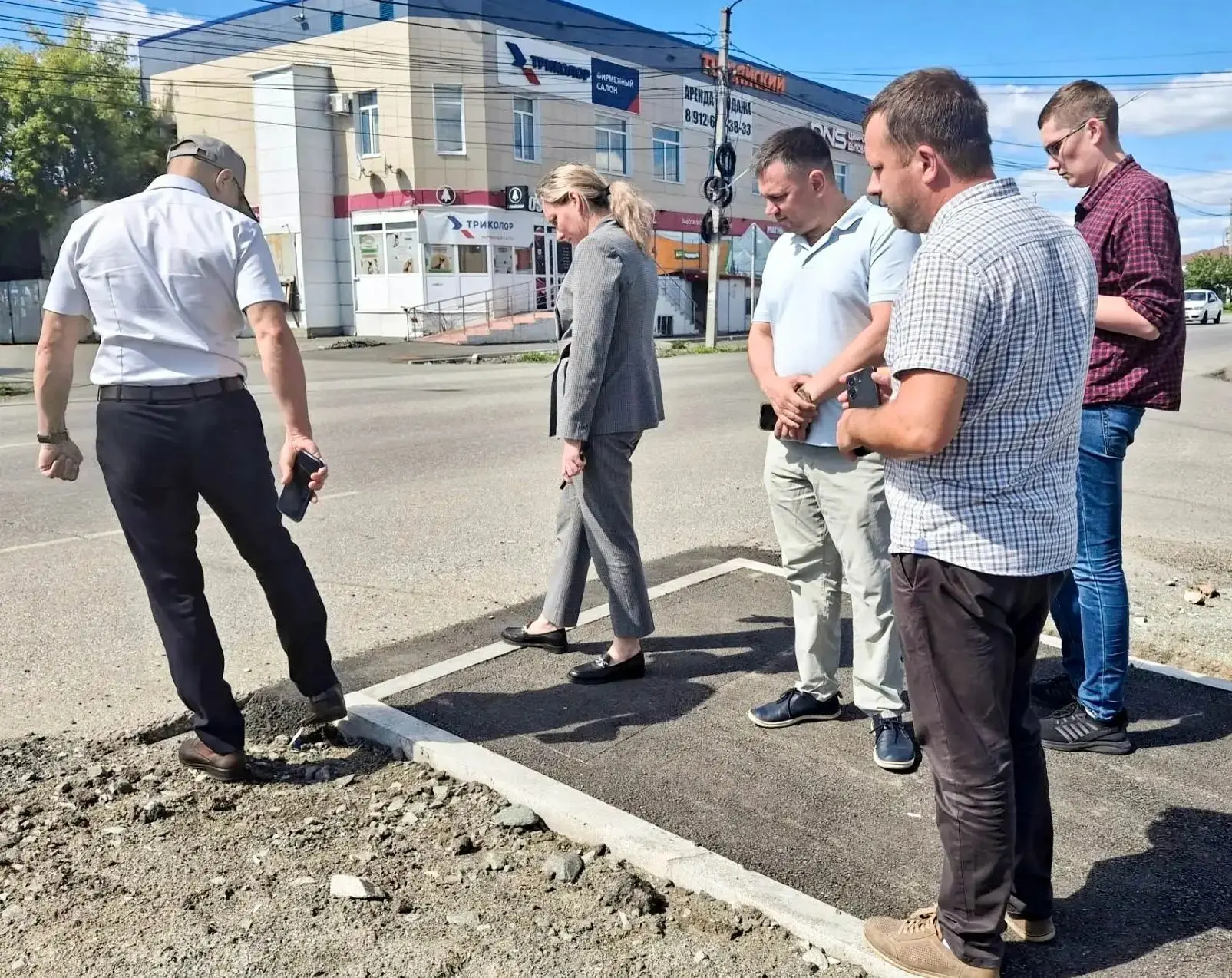 В Арамили с рабочим визитом побывал руководитель Управления автомобильных дорог Свердло...