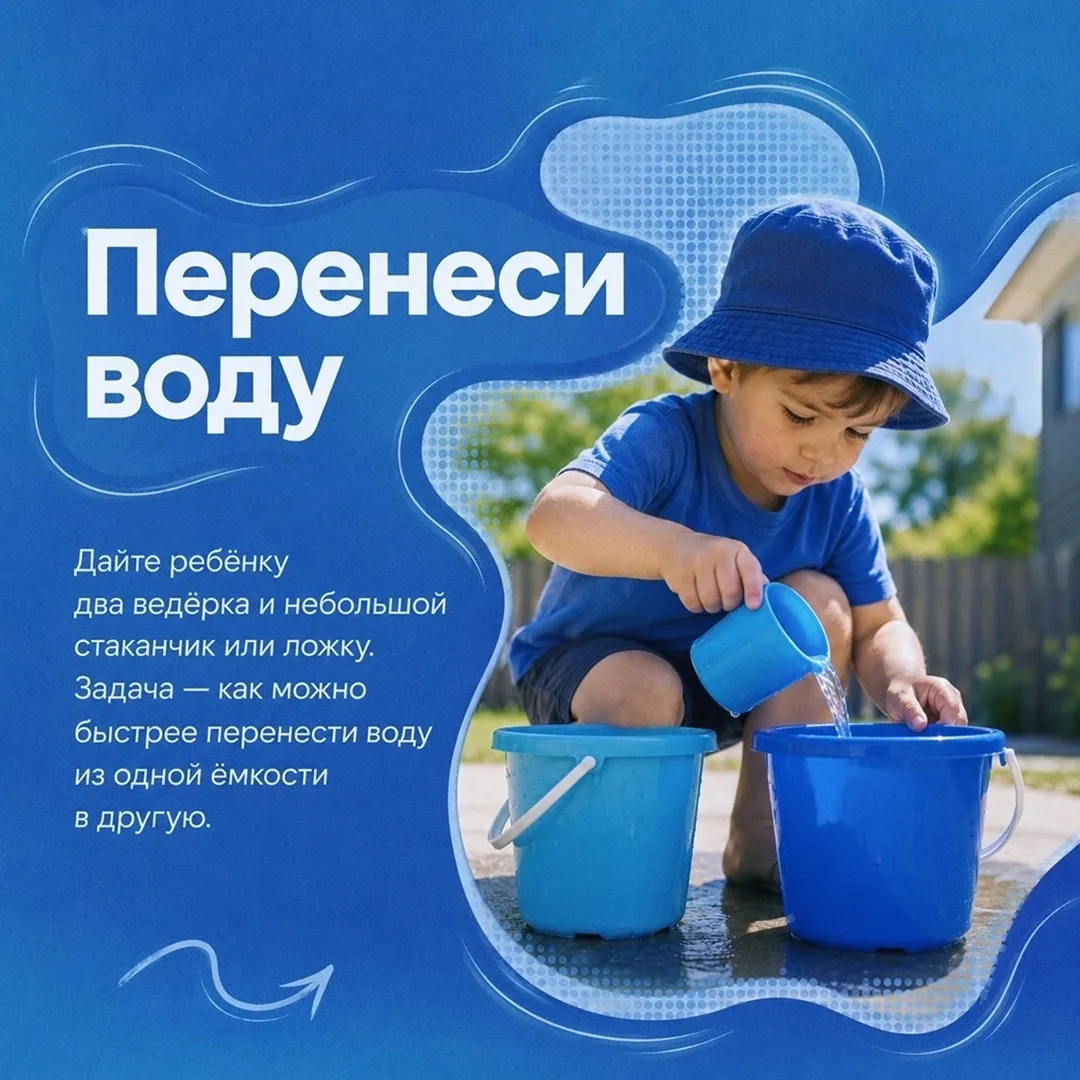 Идеи игр с водой на улице 💦

Летом игры с водой помогают детям весело проводить время на свежем воз