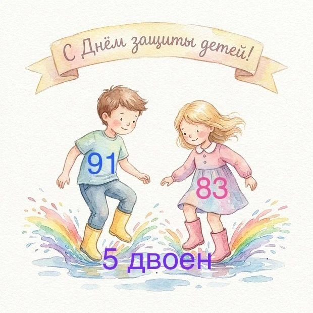 ПОЗДРАВЛЯЕМ С ДНЕМ ЗАЩИТЫ ДЕТЕЙ!!!