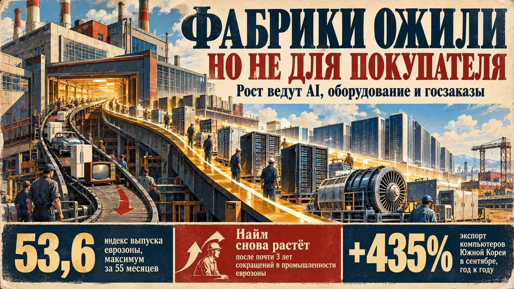 Фабрики ожили. Покупатель — не очень