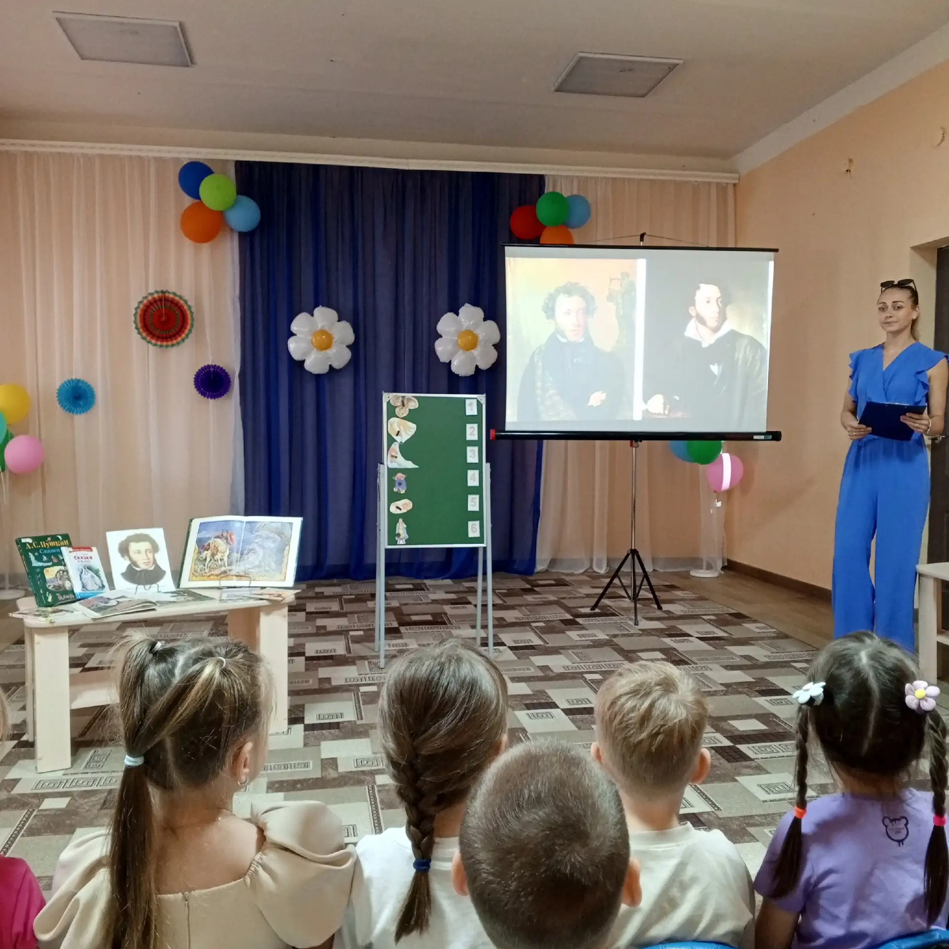 Накануне Пушкинского дня, в детском саду N3 р.п. Лунино прошло мероприятие, приуроченно...