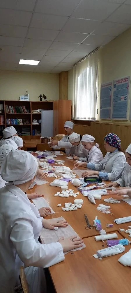 ❗В ЕТЖТ-филиал РГУПС у студентов сестринского дела СД-21 под руководством преподавателей высшей кате