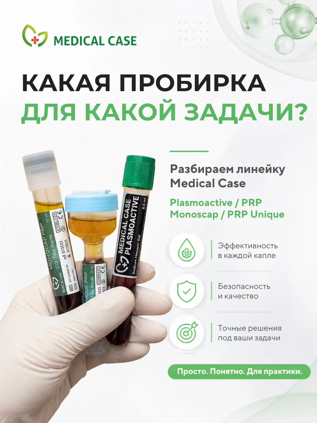 Какая пробирка для какой задачи? ✅