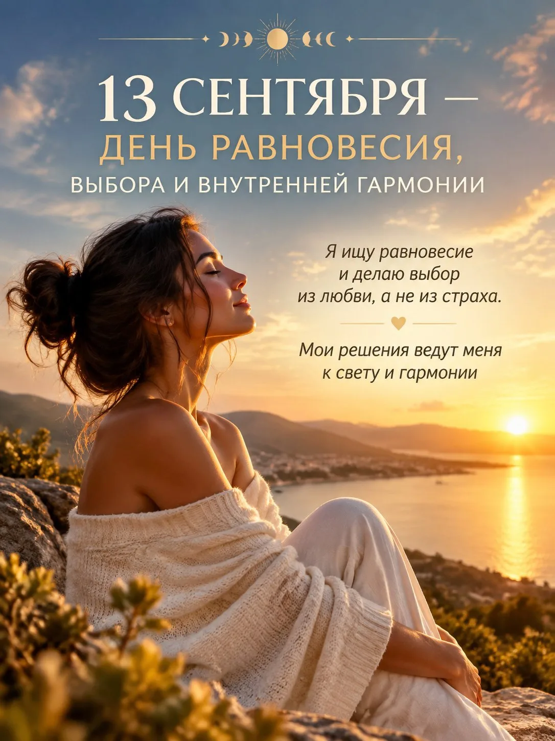 💫 13 СЕНТЯБРЯ — ДЕНЬ РАВНОВЕСИЯ, ВЫБОРА И ВНУТРЕННЕЙ ГАРМОНИИ 💫