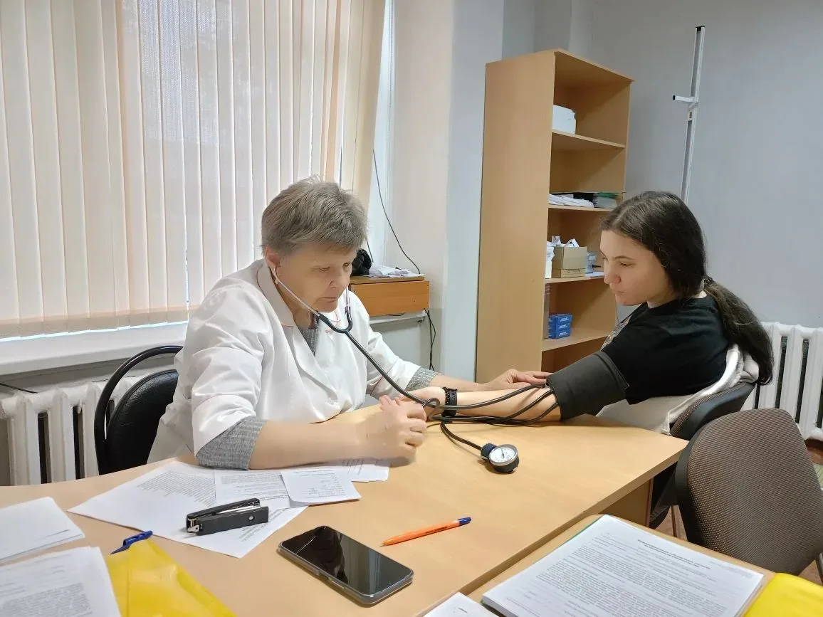 🚑28 мая в Мокшанском агротехнологическом колледже прошла диспансеризация. Выездная моб...