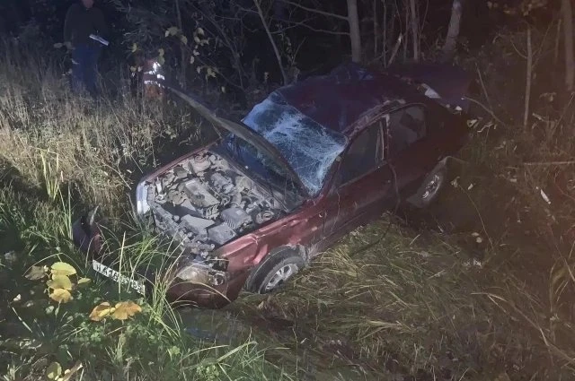 В Анивском районе Hyundai Accent съехал в кювет —  пострадал водитель