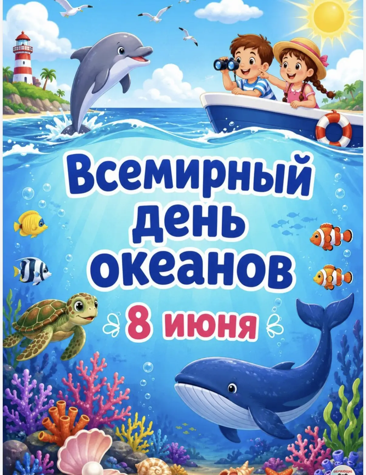 💖 🐳 🐠 Поддержите наше творчество, которое приурочено к Всемирному Дню Океанов 🦈 🐙 Мы очень стар