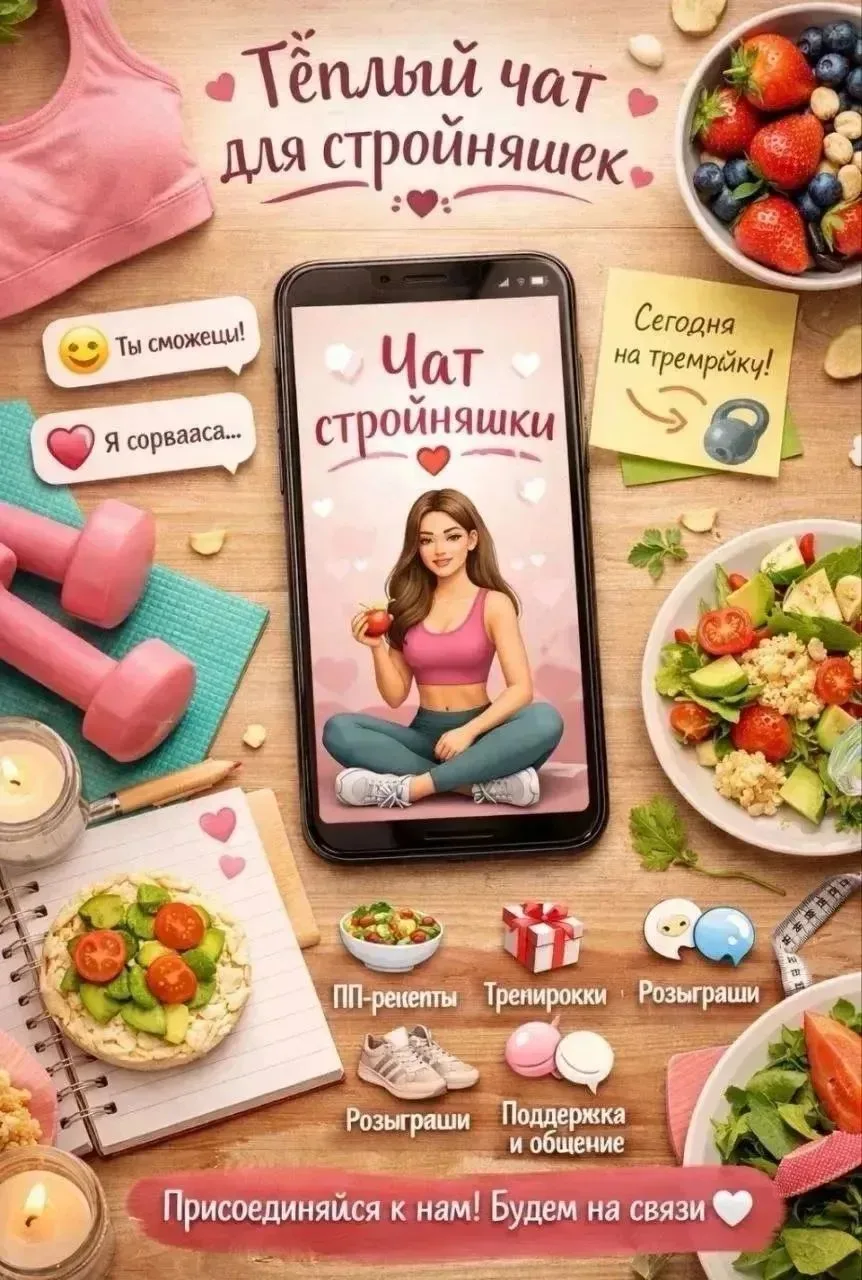 Бесплатный чат о правильном питании ждёт тебя! 🍏