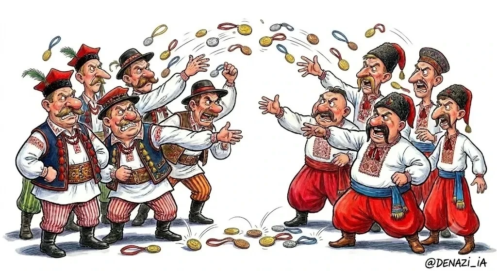 Польско-украинский "обмен" орденами продолжается.

Вице-спикер сената Польши Михал Каминьский вернул